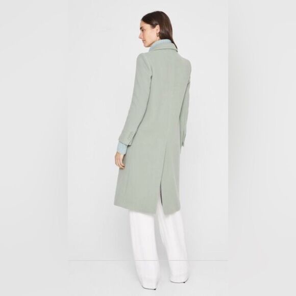 Club Monaco Slim Tailored Coat in Sage, Size XS NEW w/Tag $479 - Picture 3 of 7
